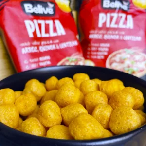 Salgadinho de Pizza Sem Glúten Sem Leite Snack de Arroz Belive