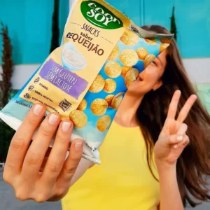 GoodSoy Snacks Salgadinho de Requeijão Sem Glúten Sem Leite Sem Lactose 25g